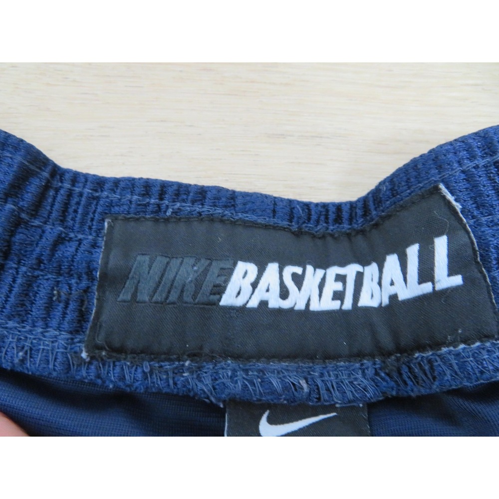 Vintage Nike Basketball Shorts Mens 2XL Shiny Dazzle Blue Baggy y2k Pockets Gym - Picture 5 of 9